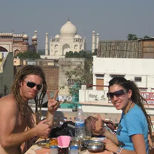 Sai Palace Walking Distance From Taj Mahal--view Of Taj Mahal India